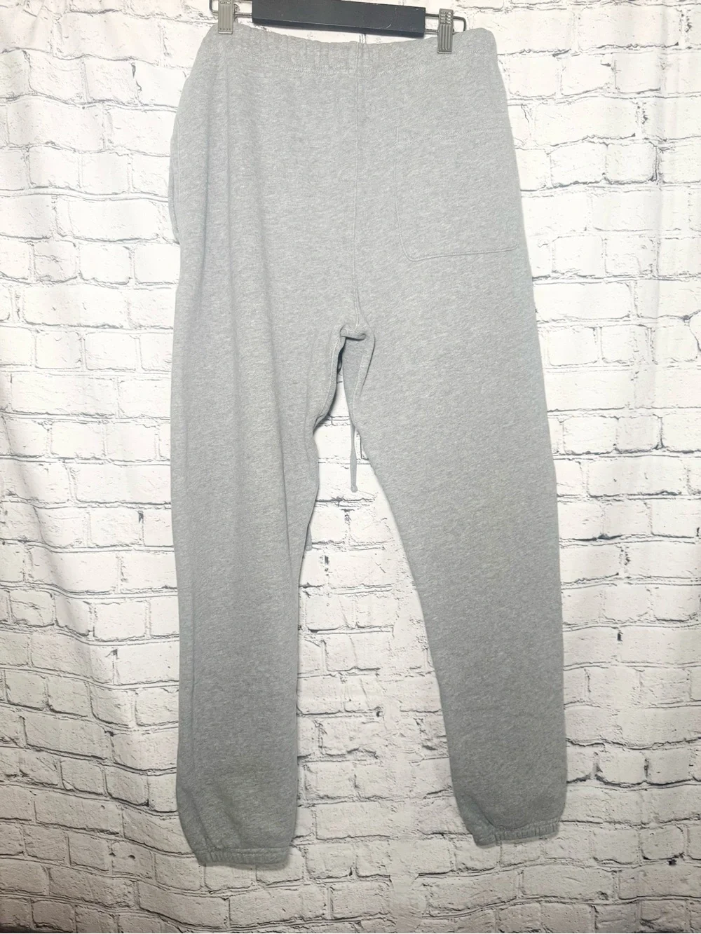 Fear of god gray essentials joggers. Size M